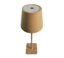 Lampada da tavolo per ristoranti, BEIGE, con batteria, ricaricabile, 3600 mAh