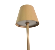 Lampada da tavolo per ristoranti, BEIGE, con batteria, ricaricabile, 3600 mAh