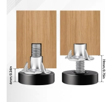 Set di gambe regolabili per listelli in legno (10 gambe + 20 tasselli per soffitto), montaggio autoportante senza foratura