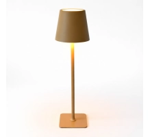 Lampada da tavolo per ristoranti, BEIGE, con batteria, ricaricabile, 3600 mAh