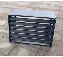 Protezione esterna per pompa di calore, antracite, 110x80x60 cm