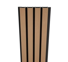 Pannello per facciata in WPC ACERO/NERO, 219x2900 mm, texture ondulata, half co-extrusion (0,63 m²)