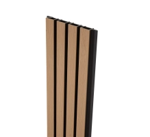 Pannello per facciata in WPC ACERO/NERO, 219x2900 mm, texture ondulata, half co-extrusion (0,63 m²)