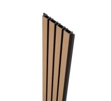Pannello per facciata in WPC ACERO/NERO, 219x2900 mm, texture ondulata, half co-extrusion (0,63 m²)