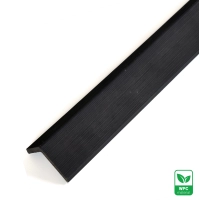 Zaključni L profil za WPC leseni paneli, 2900 mm (ČRNA)