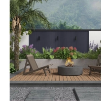 Pannello di facciata WPC, 219x26x2900 mm, ANTRACITE (RAL 7016) (0,63 m²)