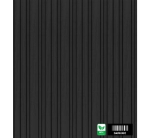 Pannello di facciata WPC BARCODE PREMIUM, 219x2900 mm, NERO (0,63 m²)