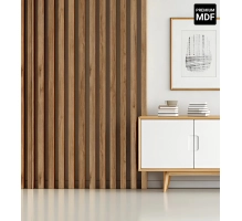 Listelli decorativi 3D, listelli in legno per pareti, soffitti o pareti divisorie (28x37 cm) (ROVERE CATANIA)