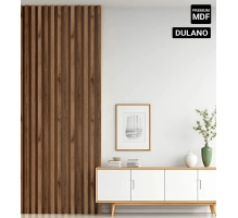 Listelli decorativi 3D, listelli in legno per pareti, soffitti o pareti divisorie (28x37 cm) (ROVERE DULANO)