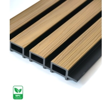 Pannello di facciata WPC, 219x2900 mm, bicolore, ROVERE CHIARO & NERO (0,63 m²)
