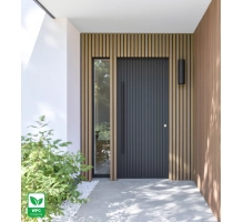 Pannello di facciata WPC, 219x2900 mm, bicolore, ROVERE CHIARO & NERO (0,63 m²)