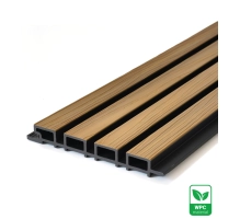 Pannello di facciata WPC, 219x2900 mm, bicolore, ROVERE CHIARO & NERO (0,63 m²)