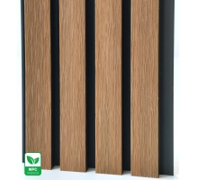 Pannello di facciata WPC TEAK/NERO, superficie SPAZZOLATA, 219x2900 mm, bicolore (0,63 m²)
