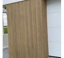 Rivestimento di facciata a lamelle, effetto legno, TOSCANA, 260 x 18 x 0,3 cm (0,47 m²)