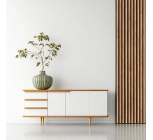 Pannello acustico in legno, ROVERE GOLD CRAFT, 28x275cm (0,77 m²)
