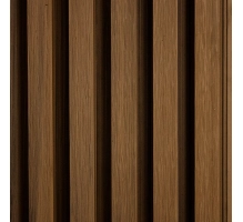 WPC fasadni panel TEAK TWIX MINI, 5 lamel, 217x2900 mm, brušena tekstura