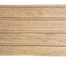 Rivestimento di facciata a lamelle, effetto legno, COLOR SABBIA, 260 x 18 x 0,3 cm (0,47 m²)