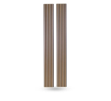 Pannello di facciata WPC TWIX SLIM, ROVERE CHIARO con fughe nere, 6 doghe sottili (0,64 m²)