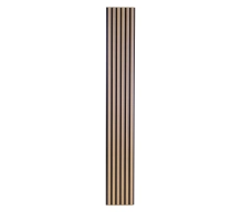 Pannello di facciata WPC TWIX SLIM, ROVERE CHIARO con fughe nere, 6 doghe sottili (0,64 m²)