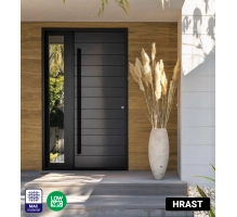 Rivestimento per facciate in rotolo, imitazione legno, rovere, 260 cm x 16 cm x 0,3 cm (0,41 m²)