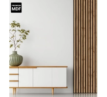 Pannelli Acustici in Legno Fonoassorbenti, quercia Wotan, 28x275cm (0.77 m²)