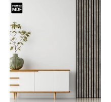 Pannello acustico in legno, CEMENTO/LOFT, 28x275cm (0,77 m²)