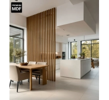 Lamelle decorative per parete divisoria (22x70 mm) (rovere wotan)