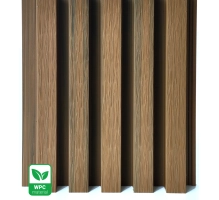 WPC fasadni panel TEAK TWIX MINI, 5 lamel, 217x2900 mm, brušena tekstura