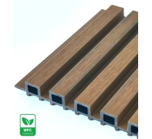 WPC fasadni panel TEAK TWIX MINI, 5 lamel, 217x2900 mm, brušena tekstura