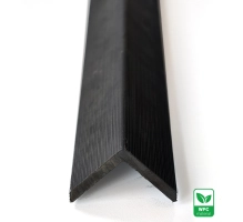 Zaključni L profil za WPC leseni paneli, 2900 mm (ČRNA)