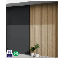 Rivestimento di facciata a lamelle, effetto legno, COLOR SABBIA, 260 x 18 x 0,3 cm (0,47 m²)