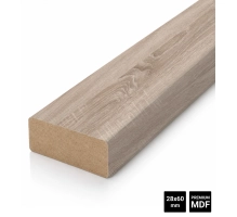 Listelli in legno per pareti divisorie (28x60 mm) (ROVERE SONOMA)