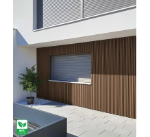 WPC fasadni panel TEAK TWIX MINI, 5 lamel, 217x2900 mm, brušena tekstura