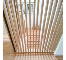 Pareti divisorie in legno (rovere naturale)