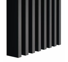 Lamelle decorative per parete divisoria (22x70 mm) (nero)