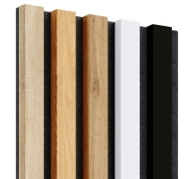 Campione di pannello acustico con 9 colori