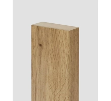 Pareti divisorie in legno realizzate con lamelle decorative (rovere wotan)