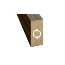 Lamelle decorative per parete divisoria (22x70 mm) (noce)