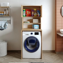 Mobile per lavatrice, rovere, MONICA, 65 x 181 x 60 cm