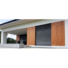 Pannello di facciata EPS200, effetto legno, NOCE, 18x1,9x200 cm (0,36 m²)