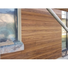 Pannello di facciata EPS200, effetto legno, NOCE, 18x1,9x200 cm (0,36 m²)