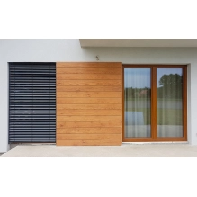 Pannello di facciata EPS200, effetto legno, NOCE, 18x1,9x200 cm (0,36 m²)