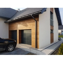 Pannello di facciata EPS200, effetto legno, NOCE, 18x1,9x200 cm (0,36 m²)