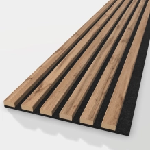 Pannelli Acustici in Legno Fonoassorbenti, quercia Wotan, 28x275cm (0.77 m²)