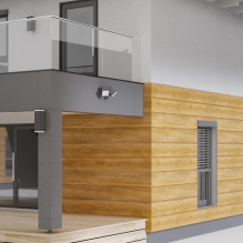 Pannello di facciata EPS200, effetto legno, ROVERE WINCHESTER, 18x1,9x200 cm (0,36 m²)