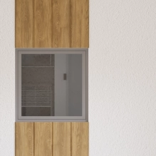 Pannello di facciata EPS200, effetto legno, ROVERE NATURALE, 18x1,9x200 cm (0,36 m²)