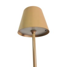 Lampada da tavolo per ristoranti, BEIGE, con batteria, ricaricabile, 3600 mAh