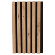 Pannelli Acustici in Legno Fonoassorbenti, quercia rustica, 28x275cm (0.77 m²)