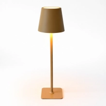 Lampada da tavolo per ristoranti, BEIGE, con batteria, ricaricabile, 3600 mAh