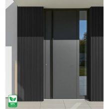 Pannello di facciata WPC BLACK TWIX MINI, 5 doghe, 217x2900 mm, finitura spazzolata